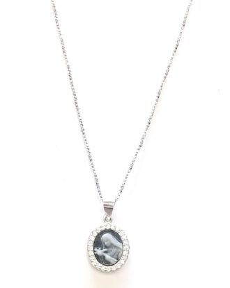 COLLANA ARGENTO DI SANTA RITA
